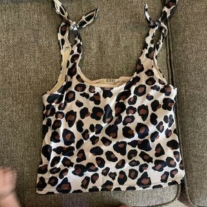 Kortni Jeane Tank Tie Top women’s MEDIUM